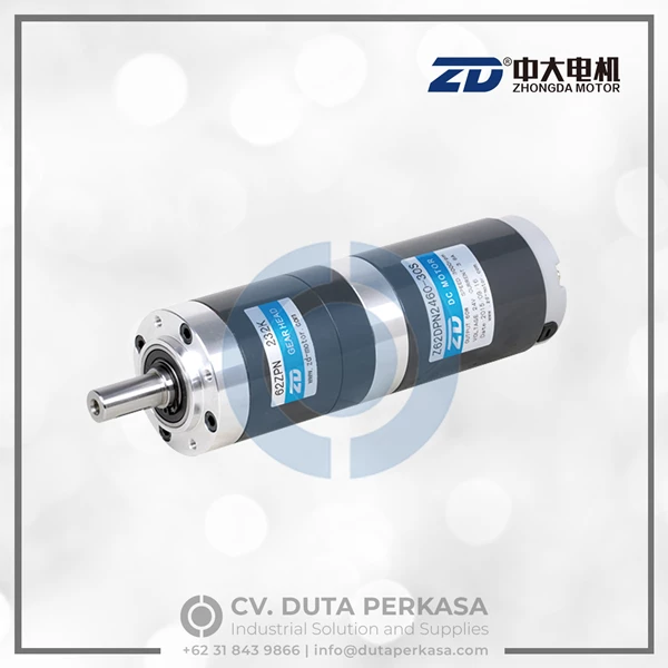 Zhongda Transmission Planetary Gearbox Brush Z72DPN Series Duta Perkasa