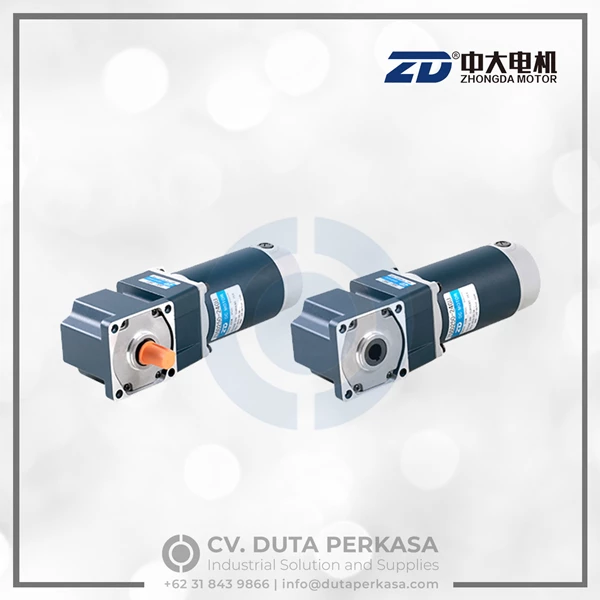 Zhongda DC Gear Motor Spiral Bevel Right Angle Type Z55D250 Duta Perkasa