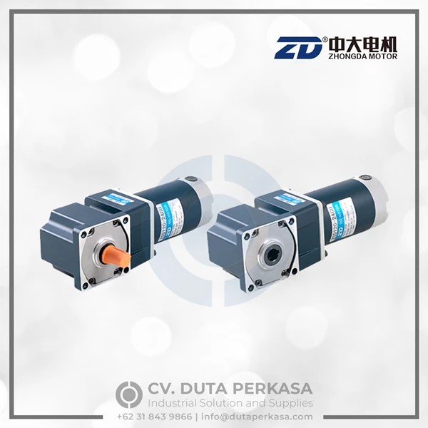Zhongda DC Gear Motor Spiral Bevel Right Angle Type Z5D120 Duta Perkasa
