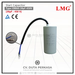 Start Capacitor Type CBB60-30uF-450v Rated Voltage 450VAC Duta Perkasa 