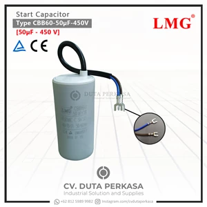 Start Capacitor Type CBB60-50uF-450v Rated Voltage 450VAC duta perkasa 