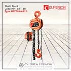Superior Transmission Chain Block Type HSZ005-A622-3M Capacity 0.5 Ton Lift Chain 3 Metre 1
