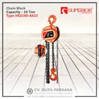 Superior Transmission Chain Block Capacity 10 Ton Type HSZ100-A622-3M Lift Chain 3 Metre 1