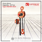 Superior Transmission Chain Block Capacity 30 Ton Type HSZ300-A622-3M Lift Chain 3 Metre 1