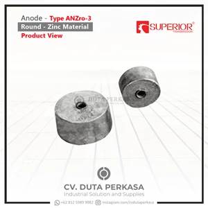 Sacrificial Anode Type ANZro-3 Round Zinc Material Duta Perkasa